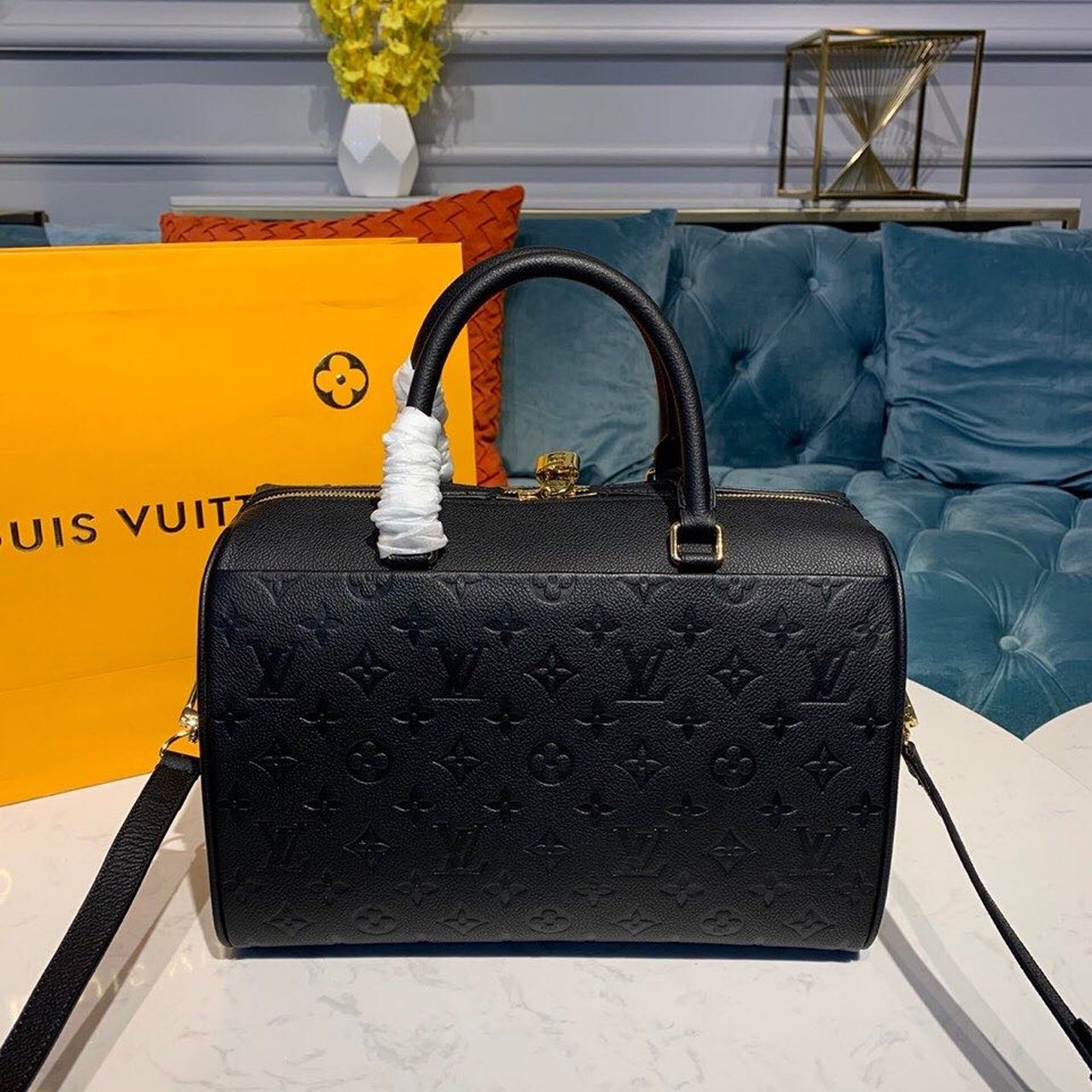 Louis Vuitton Speedy Bandouliere 30 Monogram Empreinte Black For Women,  Shoulder And Crossbody Bags 11.8in/30cm Louis Vuitton M42406