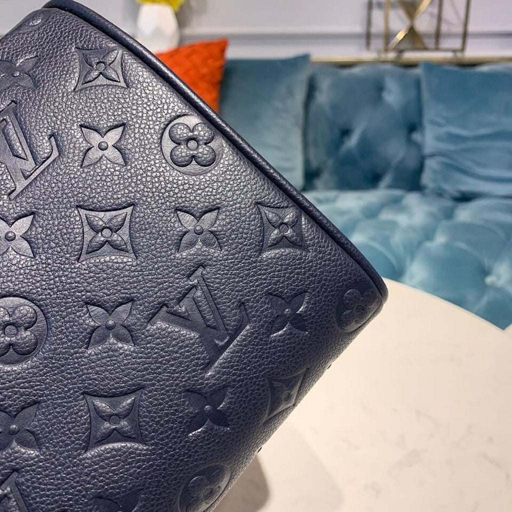 Louis Vuitton Speedy Bandouliere 25 Monogram Empreinte Navy Blue For Women,  Shoulder And Crossbody Bags 9.8in/25cm Louis Vuitton