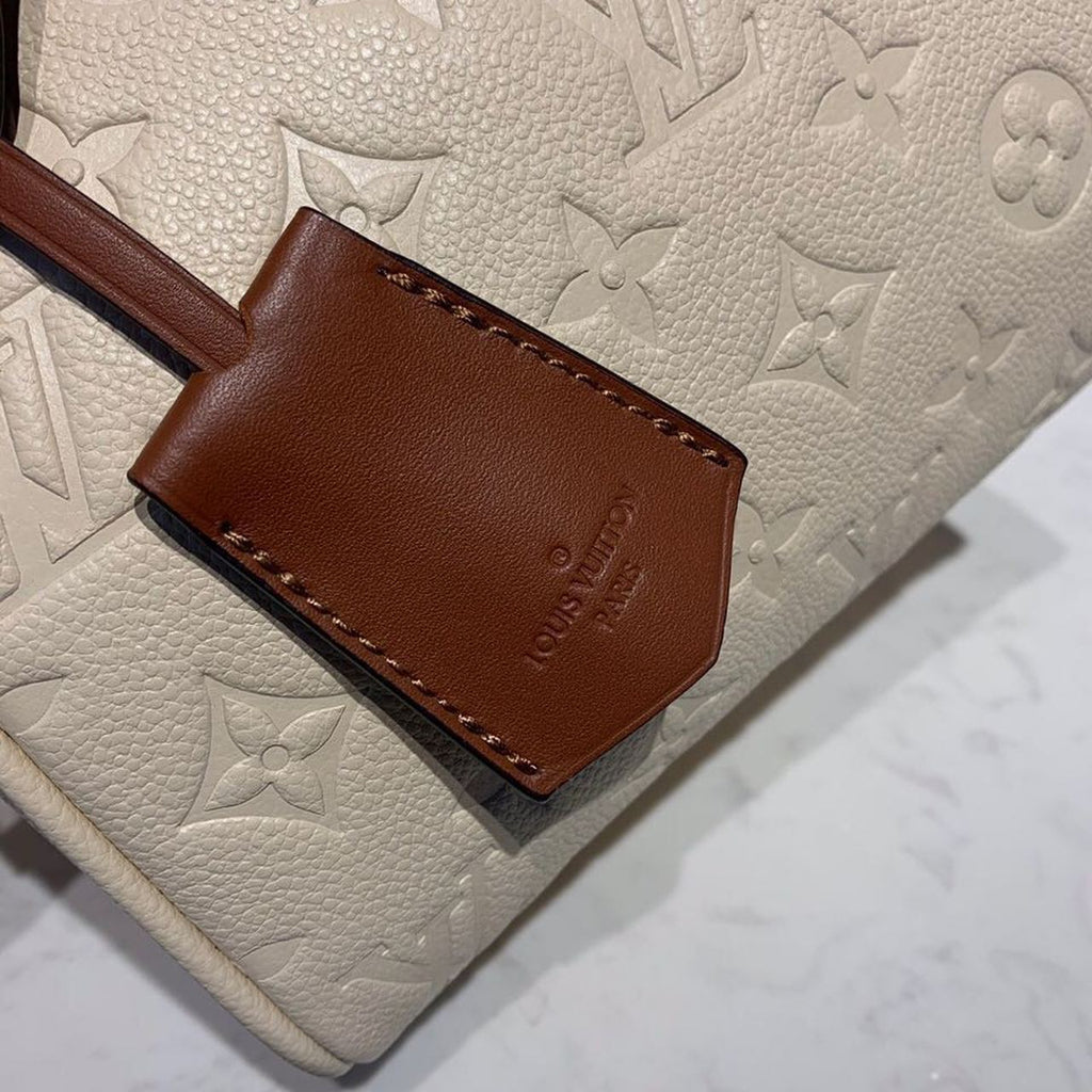 Louis Vuitton Speedy Bandouliere 20 Monogram Empreinte Creme For Women,  Shoulder And Crossbody Bags 7.8in/20cm Louis Vuitton