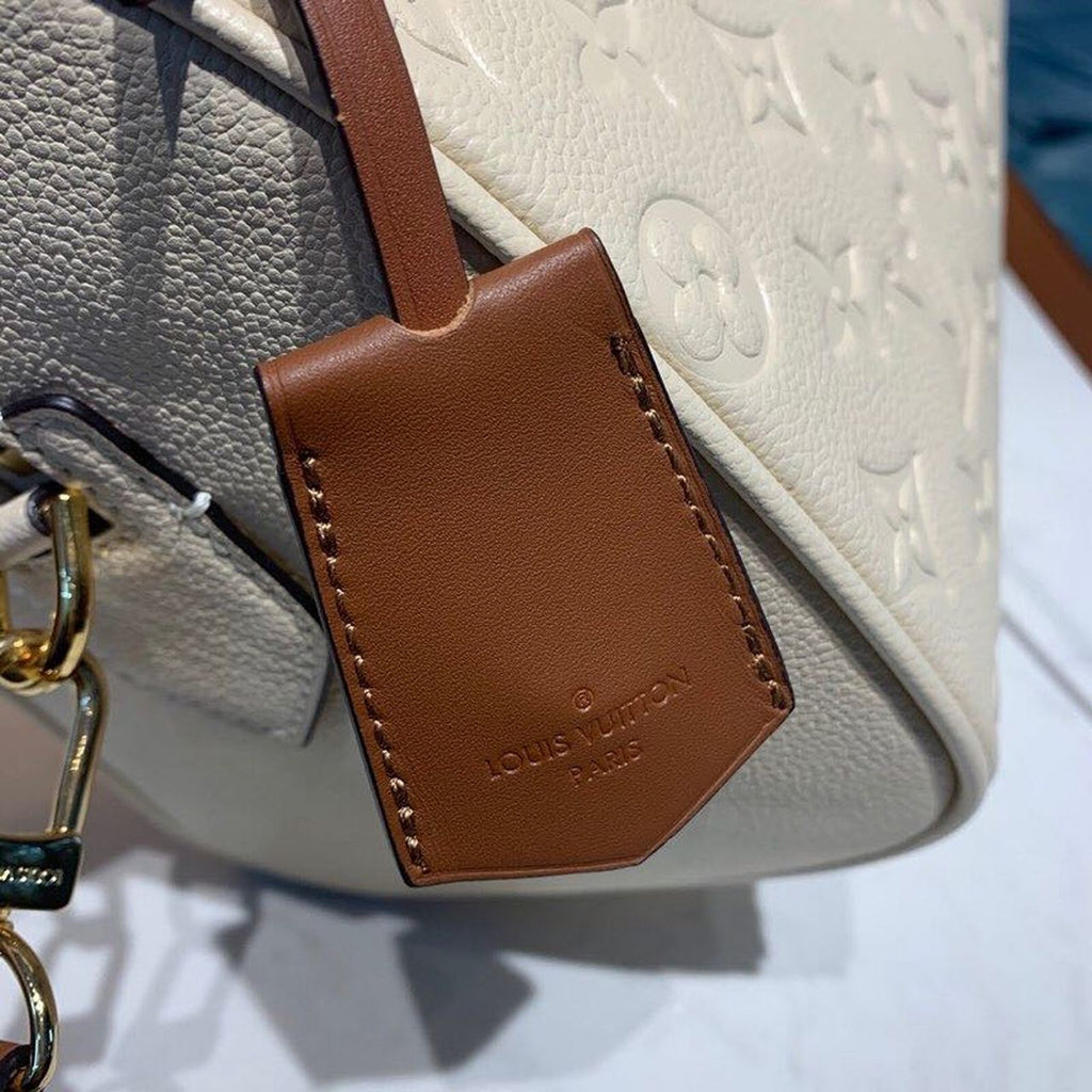 Louis Vuitton Speedy Bandouliere 25 Monogram Empreinte Creme For Women,  Shoulder And Crossbody Bags 9.8in/25cm Louis Vuitton