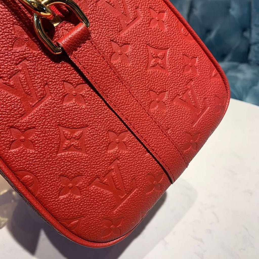 Louis Vuitton Speedy Bandouliere 25 Monogram Empreinte Cherry Red For Women,  Shoulder And Crossbody Bags 9.8in/25cm Louis Vuitton