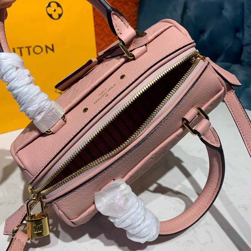 Louis Vuitton Speedy Bandouliere 20 Monogram Empreinte Light Pink For Women,  Shoulder And Crossbody Bags 7.8in/20cm Louis Vuitton