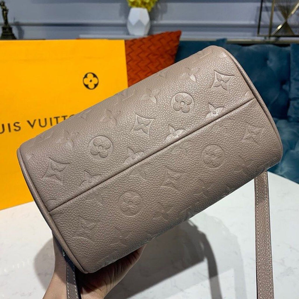 Louis Vuitton Speedy Bandouliere 20 Monogram Empreinte Galet Grey For Women,  Shoulder And Crossbody Bags 7.8in/20cm Louis Vuitton
