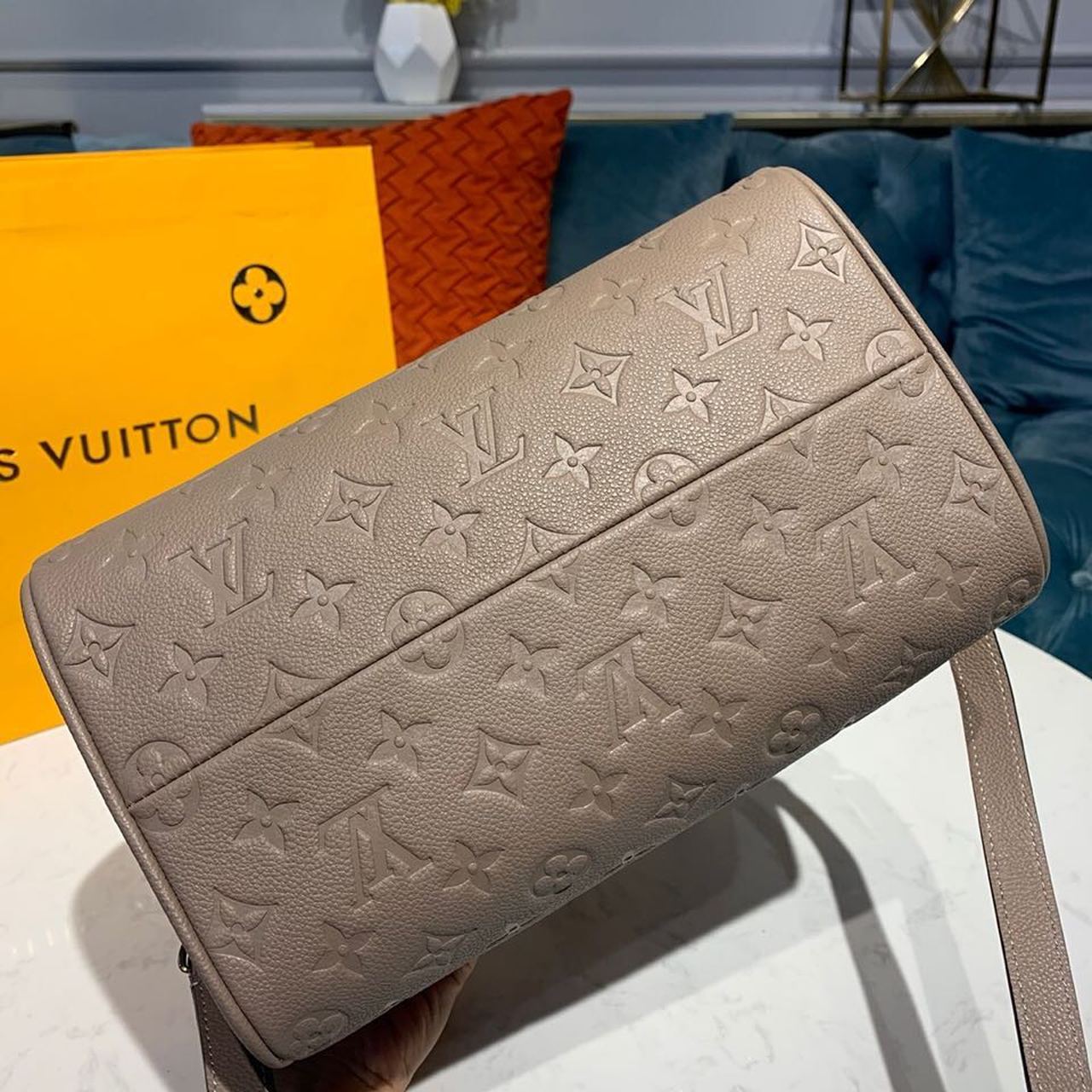Louis Vuitton Speedy Bandouliere 25 Monogram Empreinte Galet Grey For Women,  Shoulder And Crossbody Bags 9.8in/25cm Louis Vuitton