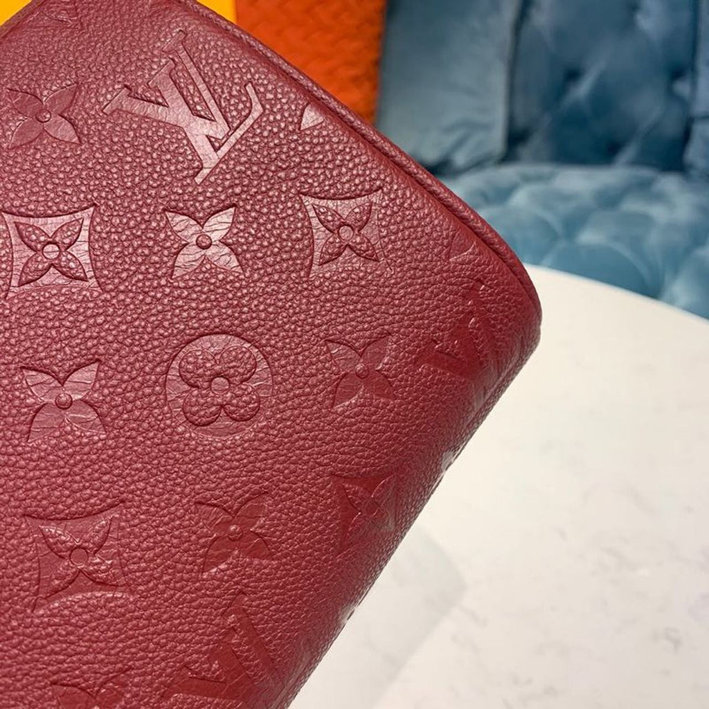 Louis Vuitton Speedy Bandouliere 20 Monogram Empreinte Burgundy For Women,  Shoulder And Crossbody Bags 7.8in/20cm Louis Vuitton