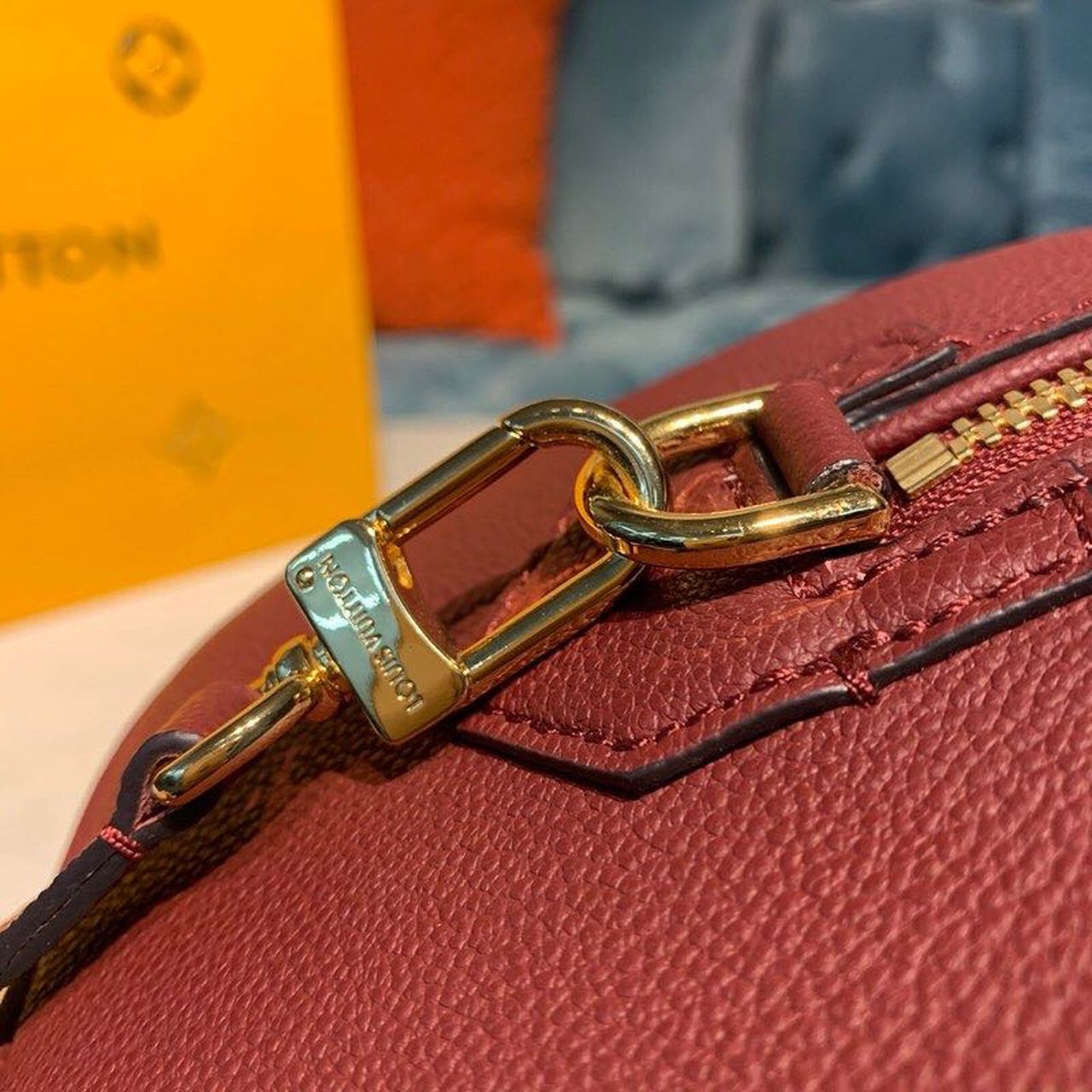 Louis Vuitton Speedy Bandouliere 20 Monogram Empreinte Burgundy For Women,  Shoulder And Crossbody Bags 7.8in/20cm Louis Vuitton