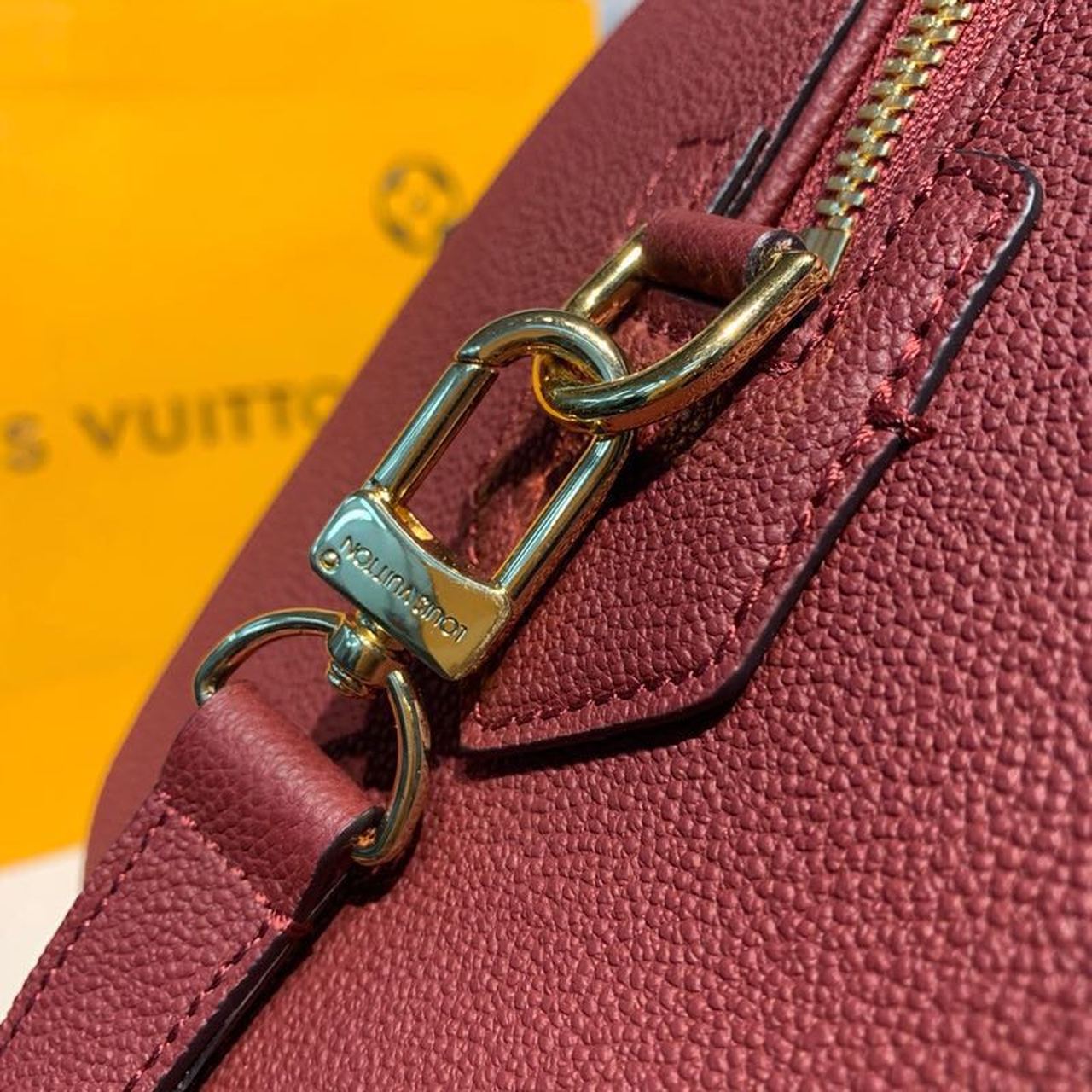Louis Vuitton Speedy Bandouliere 25 Monogram Empreinte Burgundy For Women,  Shoulder And Crossbody Bags 9.8in/25cm Louis Vuitton
