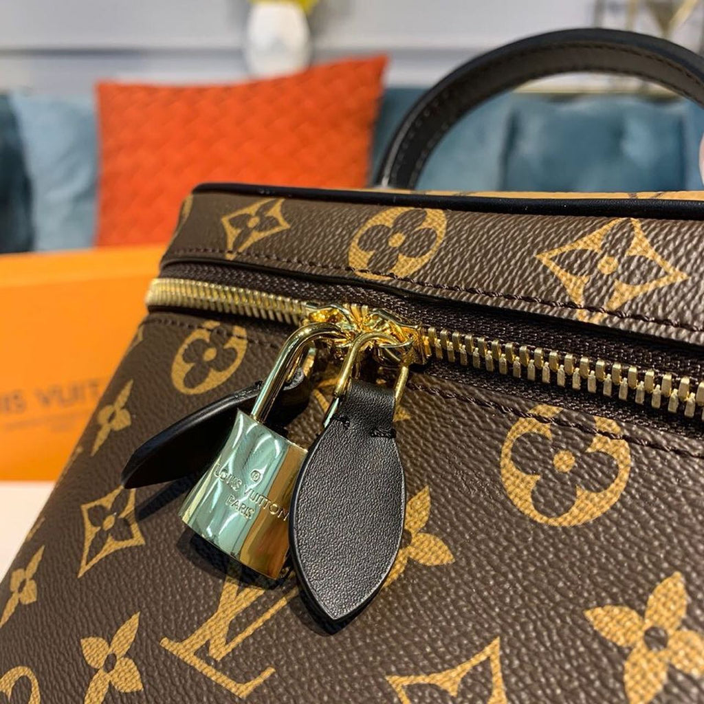 Louis Vuitton Vanity PM Monogram And Monogram Reverse Canvas By Nicolas Ghesquiere For Women,  Shoulder And Crossbody Bags 7.5in/19cm Louis Vuitton M45165