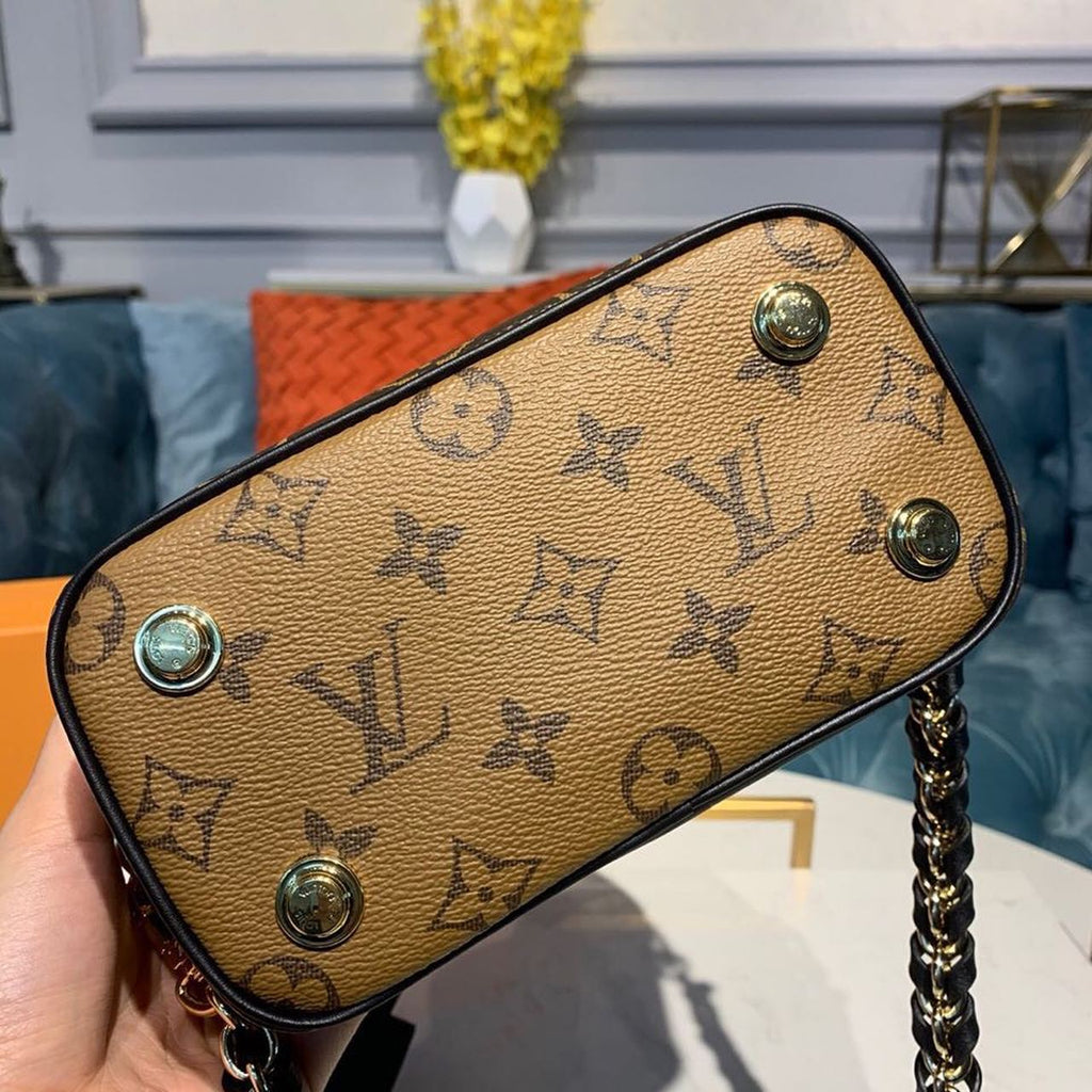 Louis Vuitton Vanity PM Monogram And Monogram Reverse Canvas By Nicolas Ghesquiere For Women,  Shoulder And Crossbody Bags 7.5in/19cm Louis Vuitton M45165