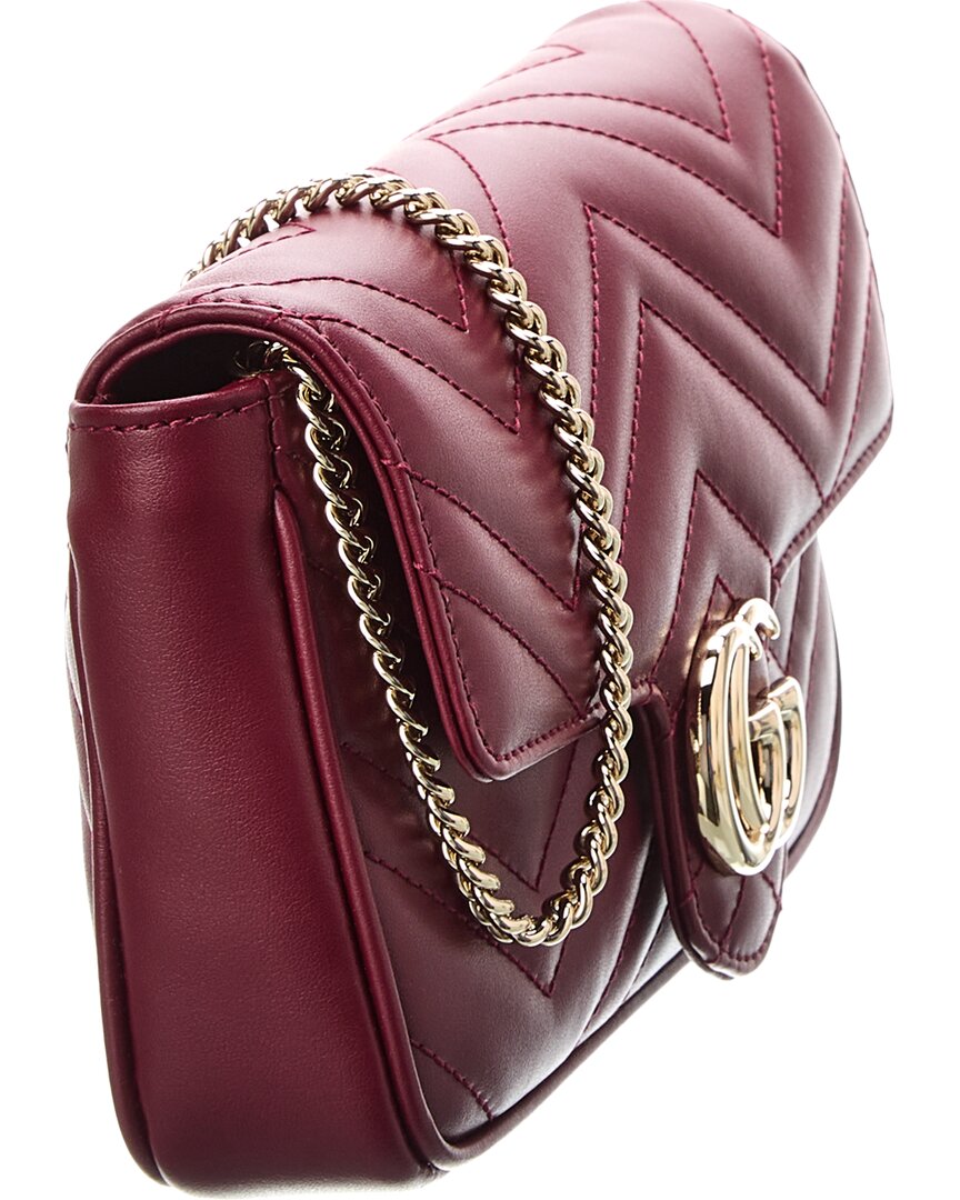 Gucci Gucci Marmont Mini Leather Shoulder Bag