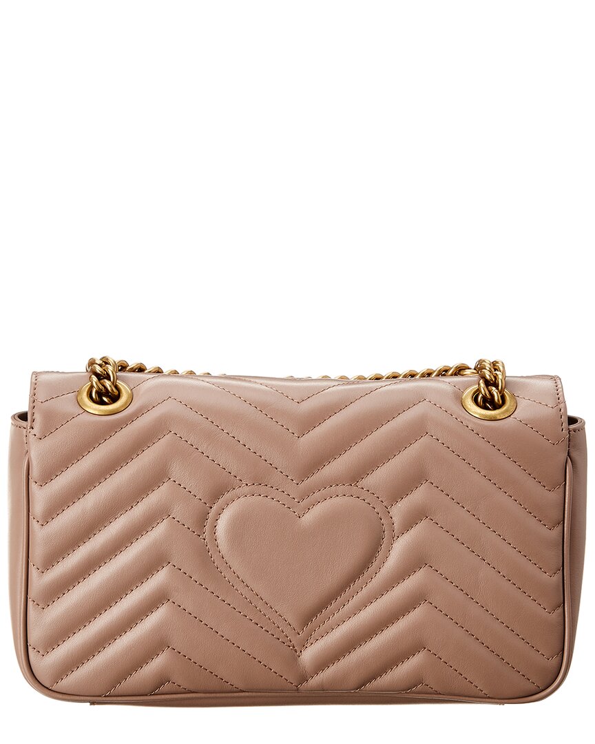 Gucci Gucci Marmont Small Matelasse Leather Shoulder Bag, Brown