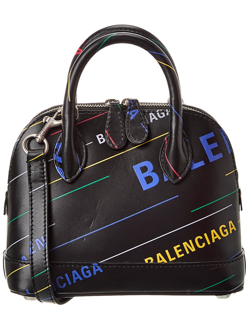 Balenciaga Ville Allover Xxs Leather Top Handle Tote ( 1"1 Rep)
