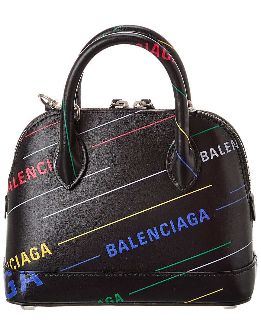 Balenciaga Ville Allover Xxs Leather Top Handle Tote ( 1"1 Rep)