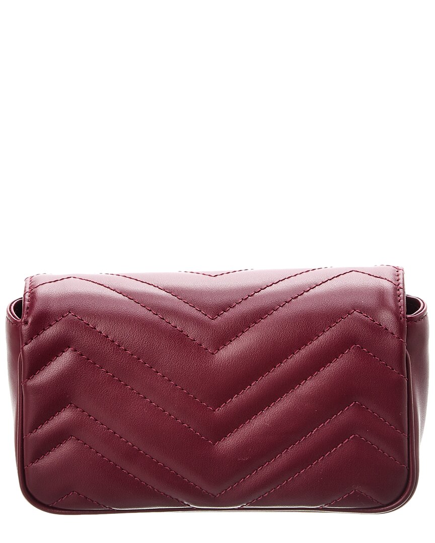 Gucci Gucci Marmont Super Mini Matelasse Leather Shoulder Bag