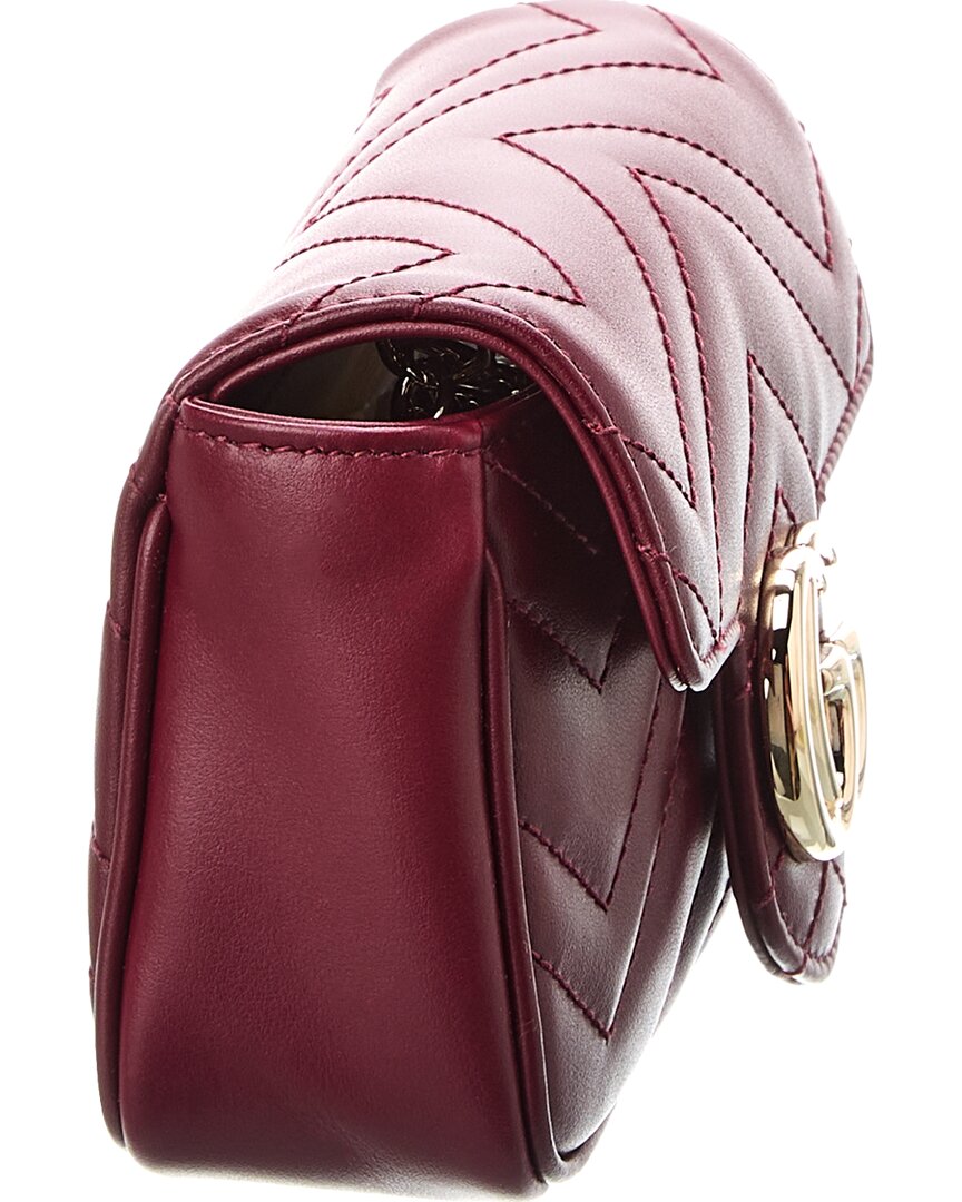 Gucci Gucci Marmont Super Mini Matelasse Leather Shoulder Bag
