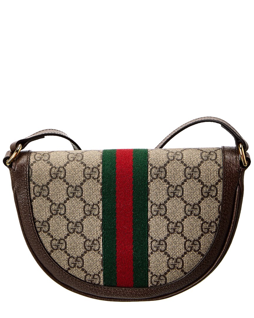 Gucci Ophidia Mini Gucci Supreme Canvas & Leather Shoulder Bag
