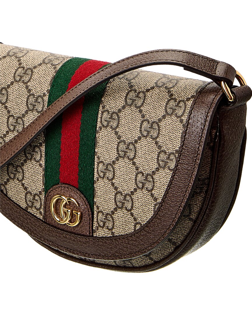 Gucci Ophidia Mini Gucci Supreme Canvas & Leather Shoulder Bag