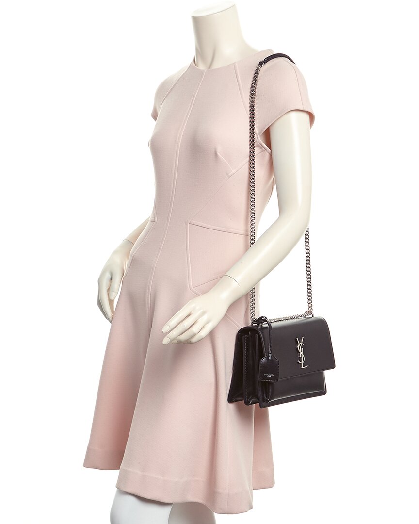 Saint Laurent Sunset Medium Leather Shoulder Bag, Ns