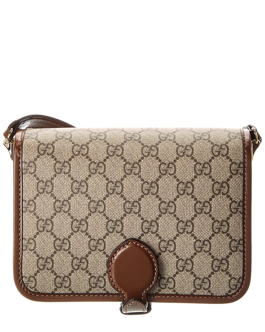 Gucci Interlocking G Mini Gucci Supreme Canvas & Leather Crossbody