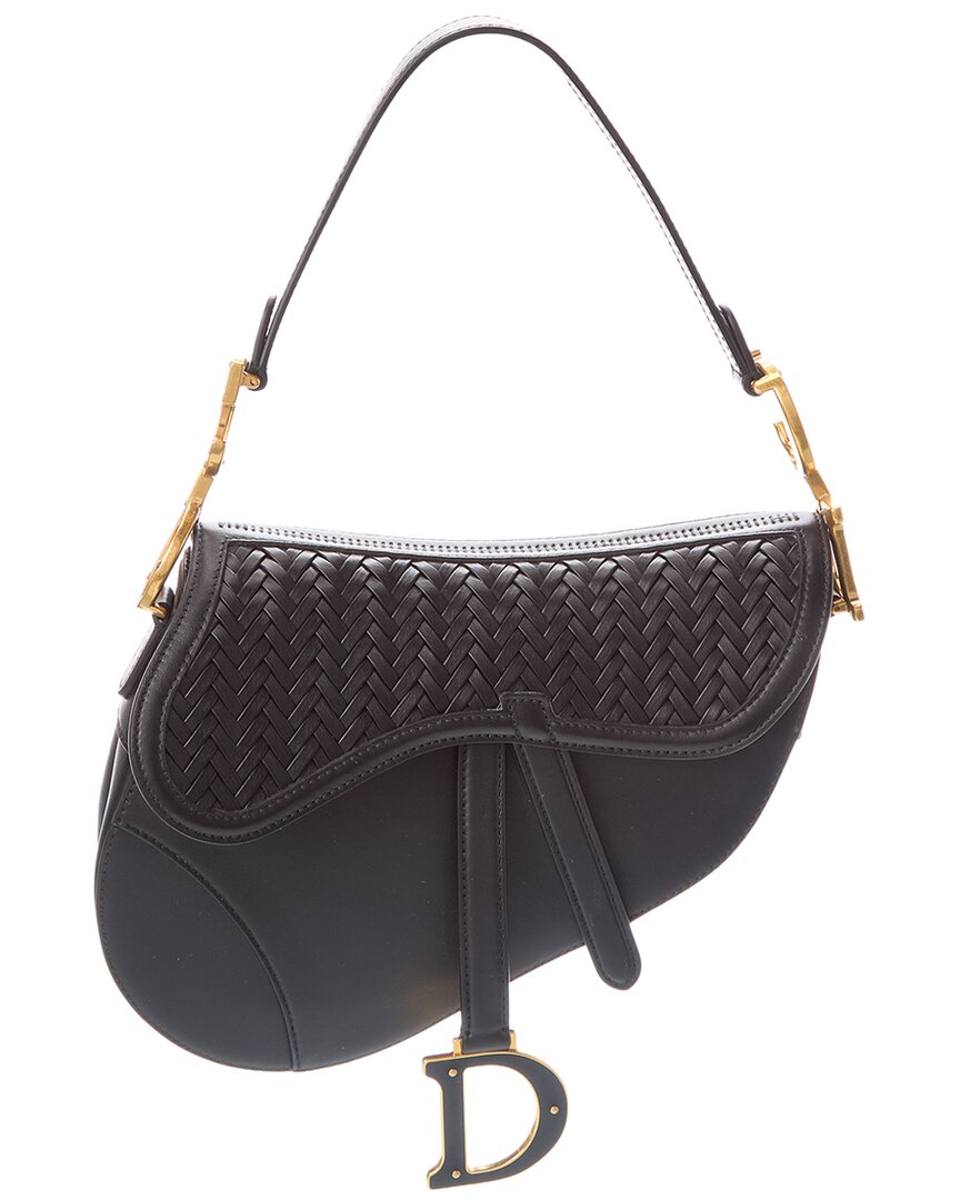 Dior Medium Leather Saddle Bag