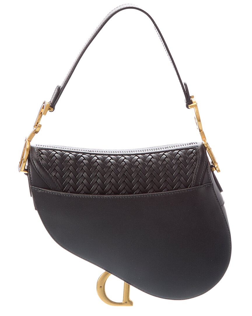 Dior Medium Leather Saddle Bag