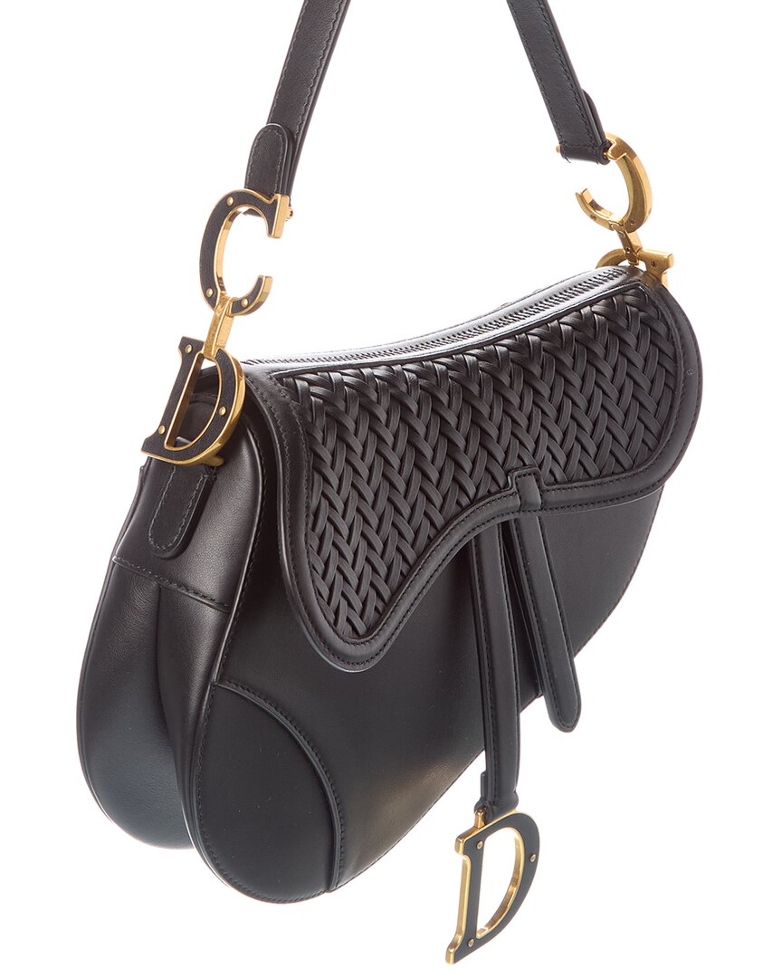 Dior Medium Leather Saddle Bag