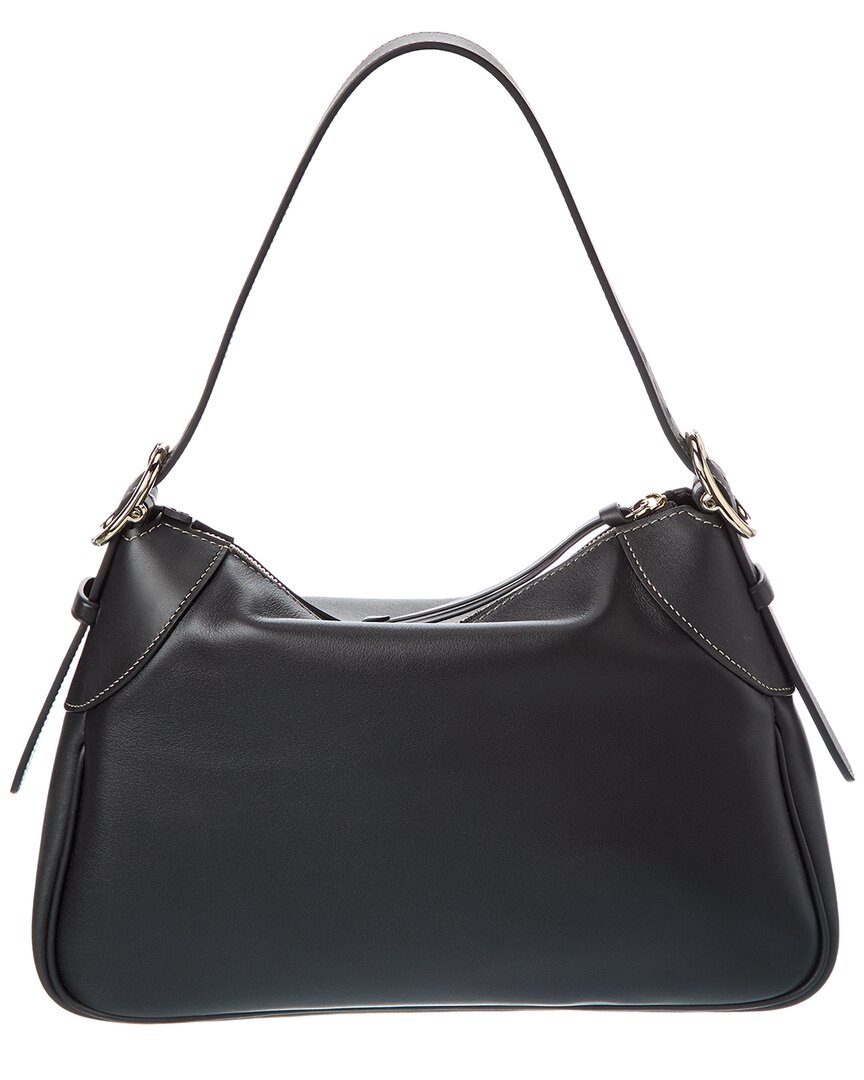 Gucci Gucci Emblem Leather Hobo Bag