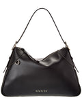 Gucci Gucci Emblem Large Leather Shoulder Bag