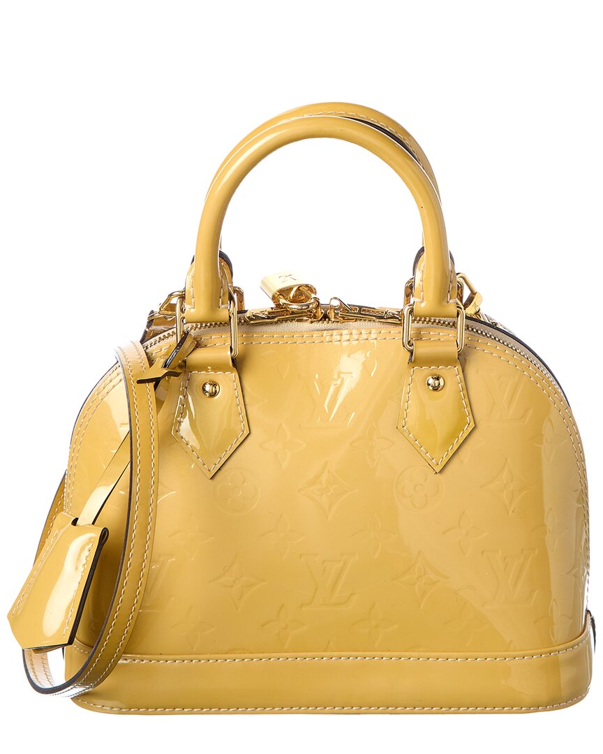 Louis Vuitton Yellow Monogram Vernis Leather Bb Magenta ( 1"1 Rep)