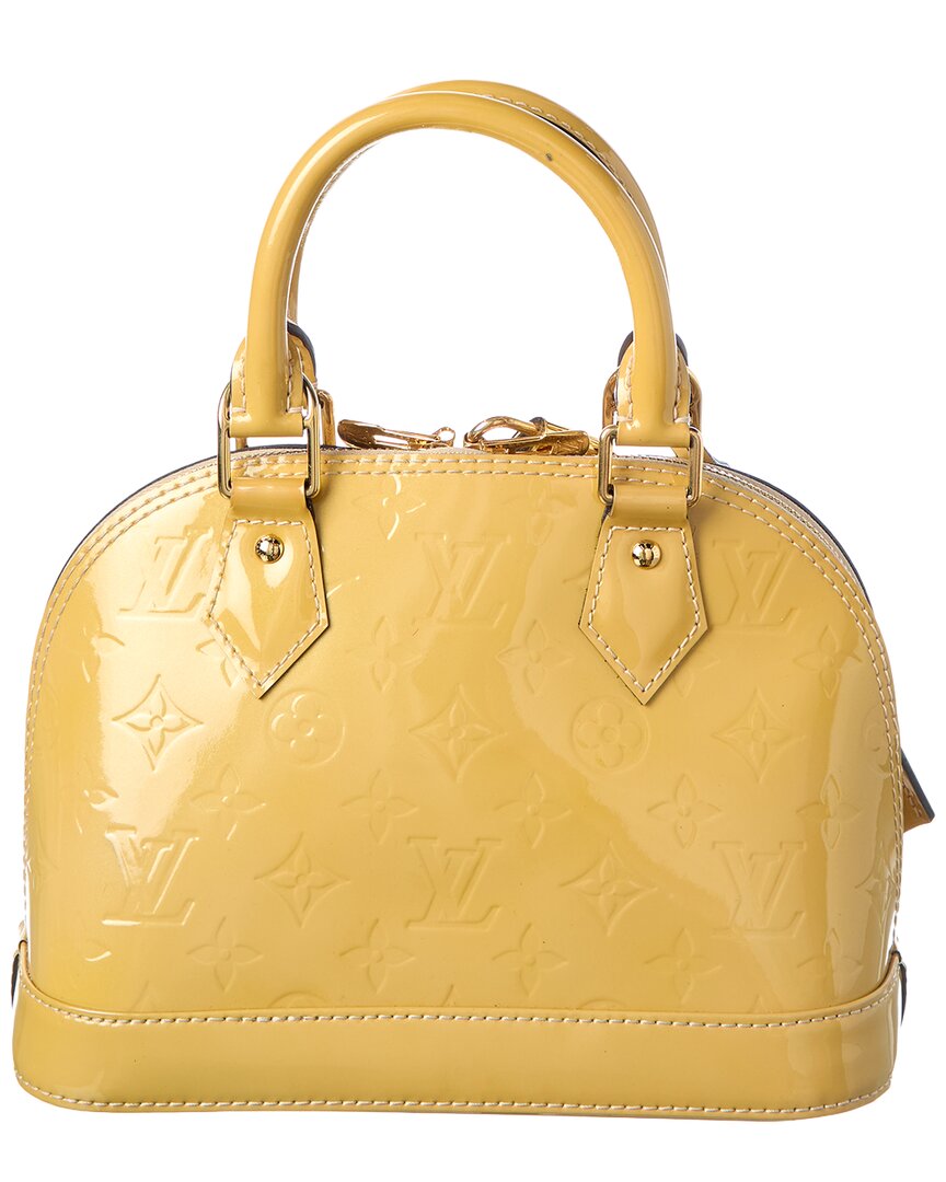 Louis Vuitton Yellow Monogram Vernis Leather Bb Magenta ( 1"1 Rep)