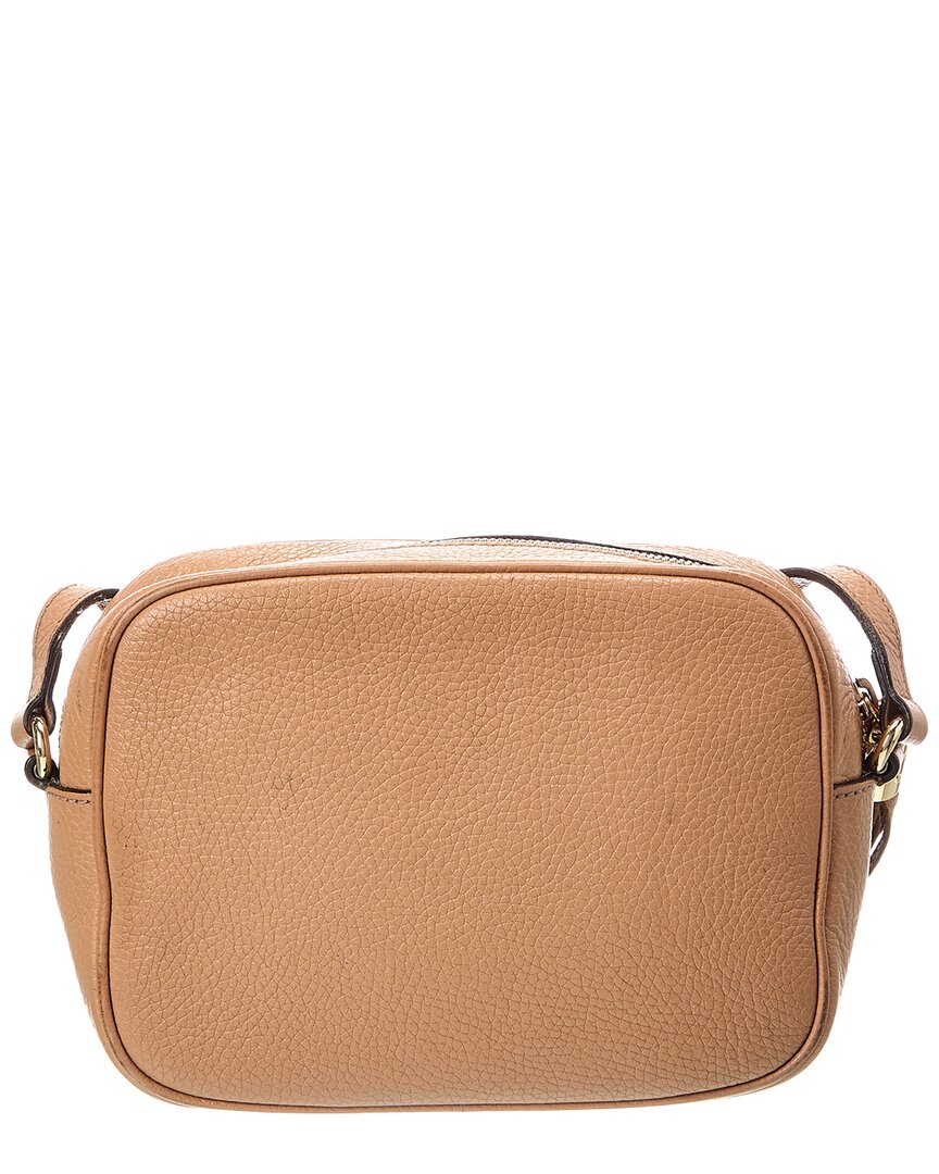 Gucci Camelia Pebbled  Leather Small Soho Disco Bag (