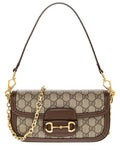 Gucci Horsebit 1955 Gucci Supreme Canvas & Leather Shoulder Bag