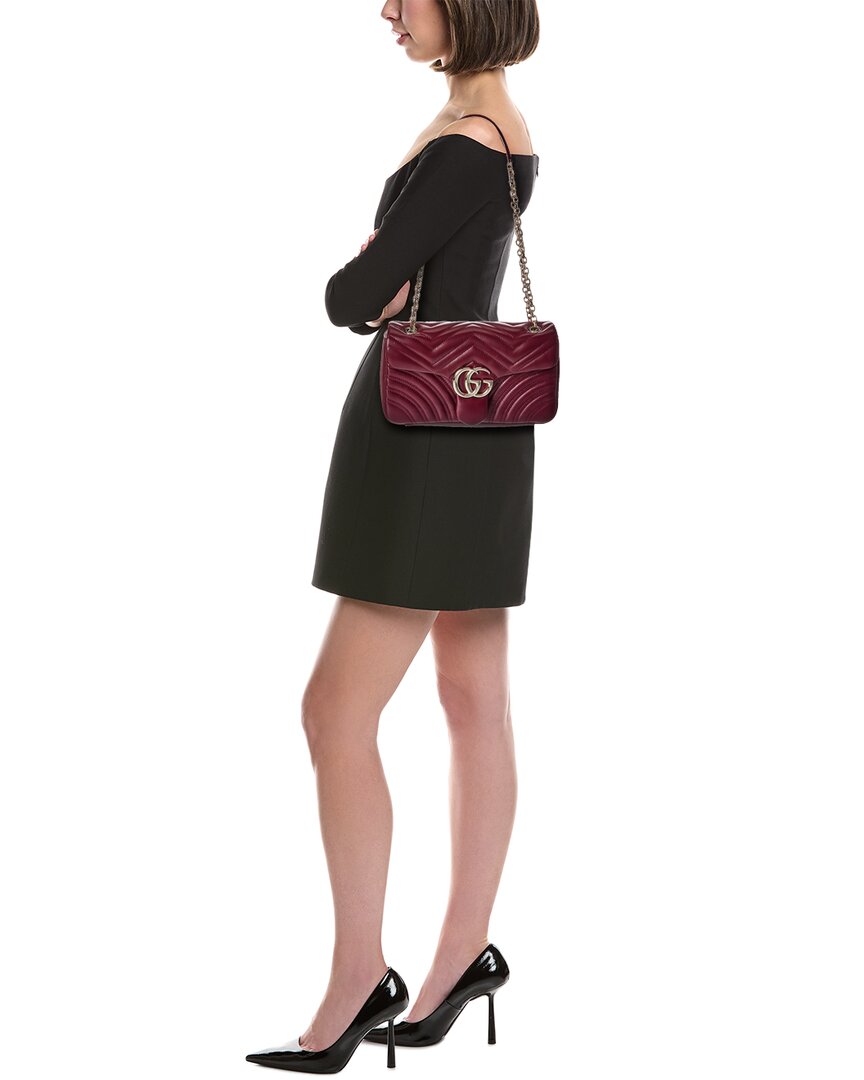 Gucci Gucci Marmont Leather Shoulder Bag