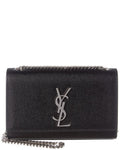 Saint Laurent Kate Small Grain De Poudre Leather Shoulder Bag
