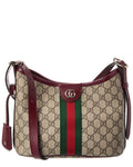 Gucci Ophidia Small Gucci Supreme Canvas & Leather Shoulder Bag