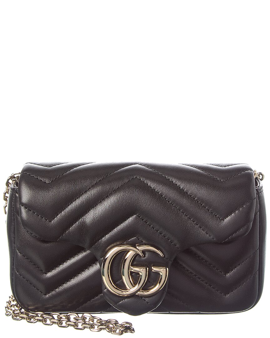 Gucci Gucci Marmont Mini Leather Shoulder Bag