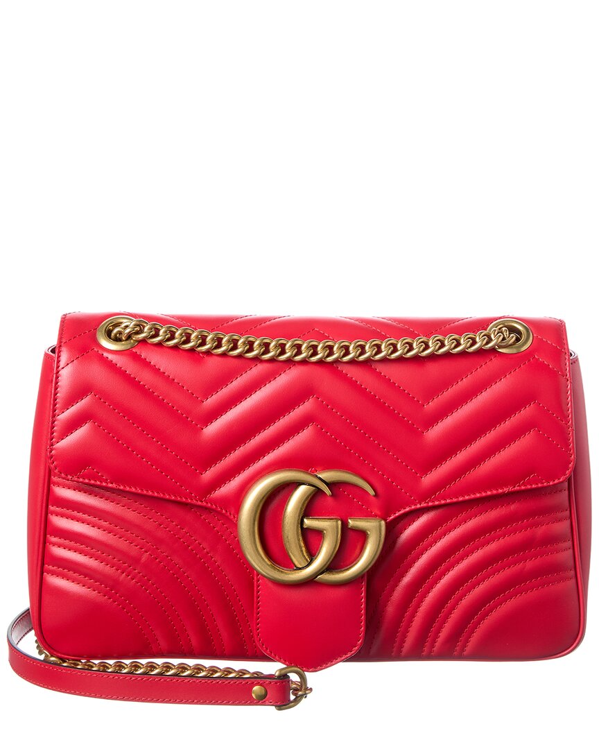 Gucci Gucci Marmont Medium Leather Shoulder Bag