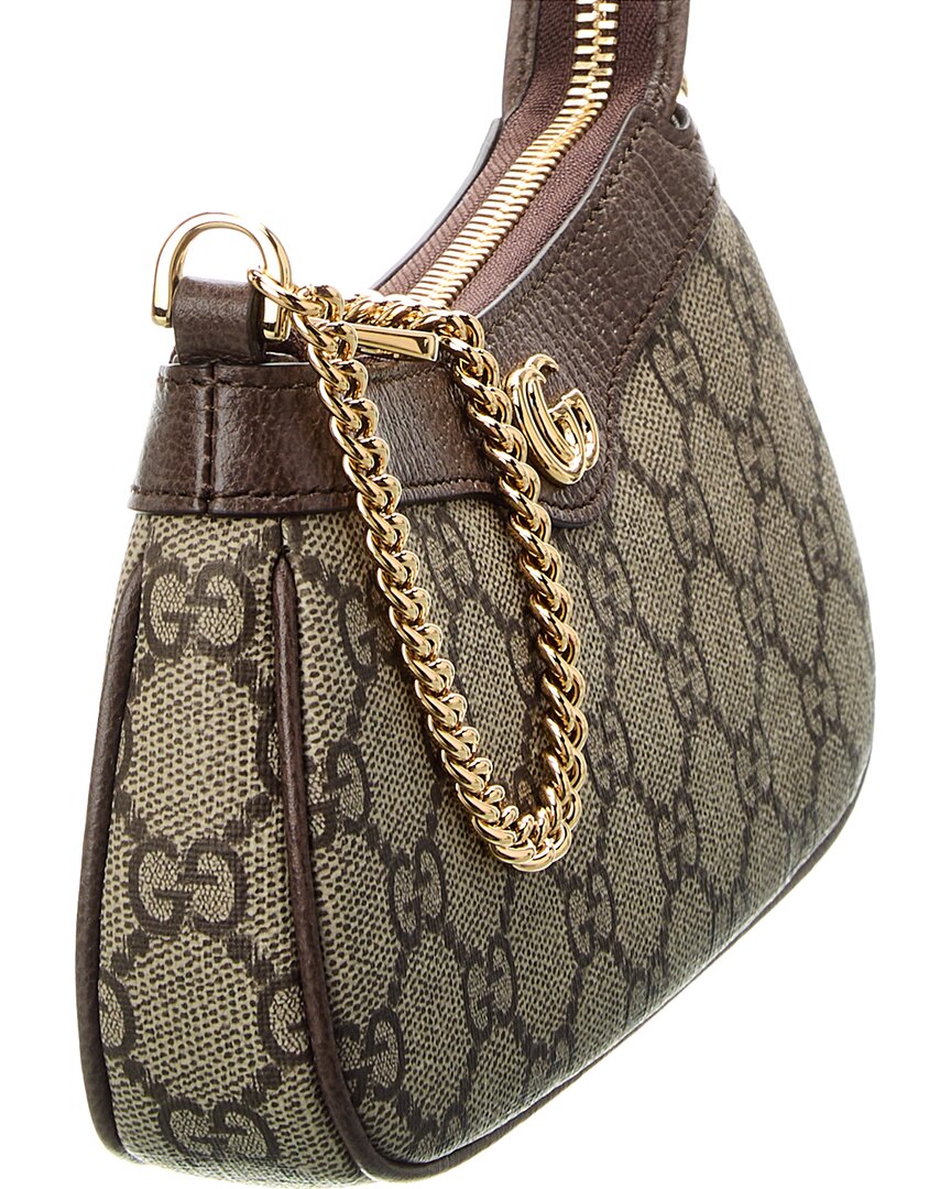 Gucci Ophidia Mini Gucci Supreme Canvas & Leather Shoulder Bag