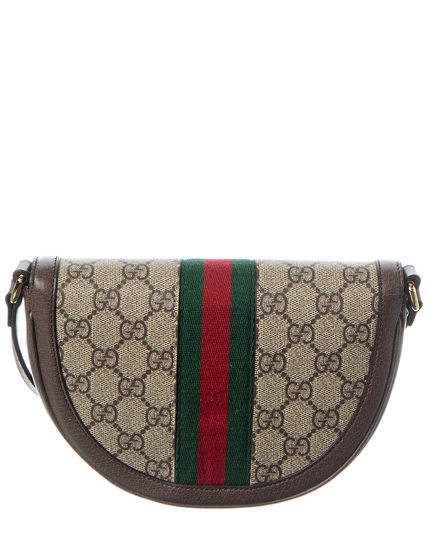 Gucci Ophidia Mini Gucci Supreme Canvas & Leather Shoulder Bag