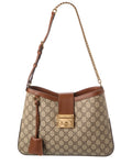 Gucci Padlock Medium Gucci Supreme Canvas & Leather Shoulder Bag