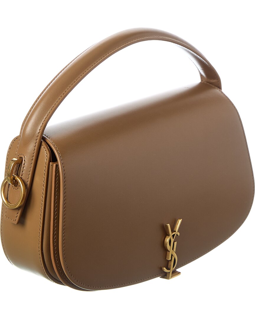 Saint Laurent Voltaire Box Leather Shoulder Bag