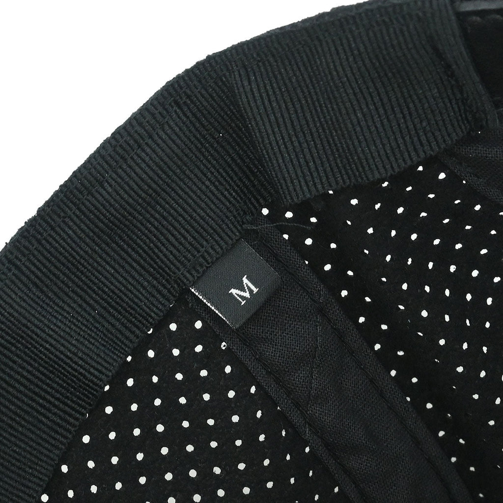 Chanel Cap Hat Black #M Small Good