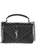Saint Laurent College Medium Leather Shoulder Bag