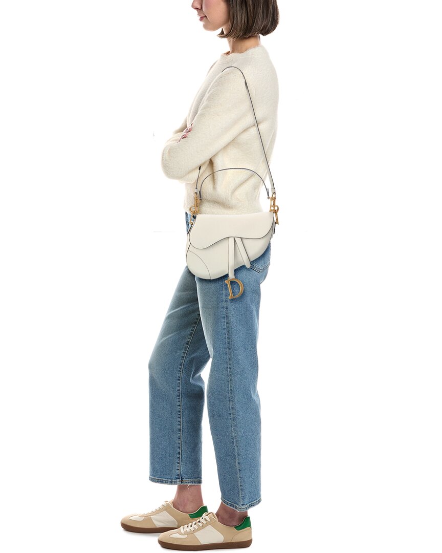 Dior Cd Signature Leather Saddle Bag