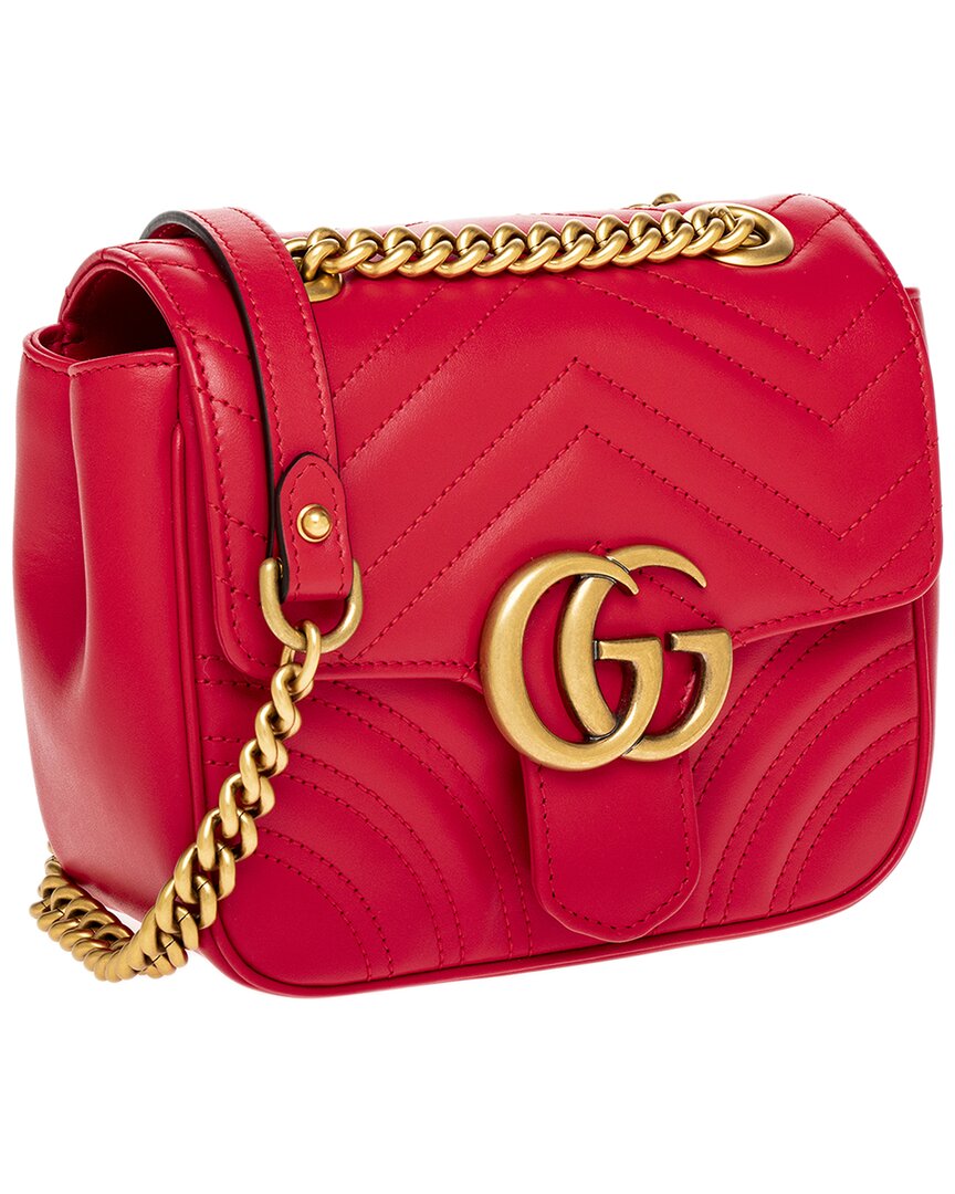 Gucci Gucci Marmont Mini Matelasse Leather Shoulder Bag