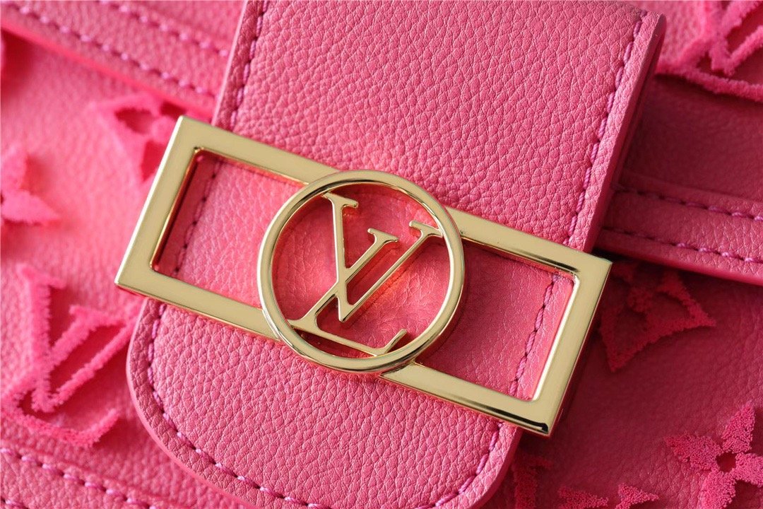 Louis Vuitton Mini Dauphine Monogram GlamIuo Pink For Women,  Shoulder And Crossbody Bags 7.9in/20cm Louis Vuitton M20747