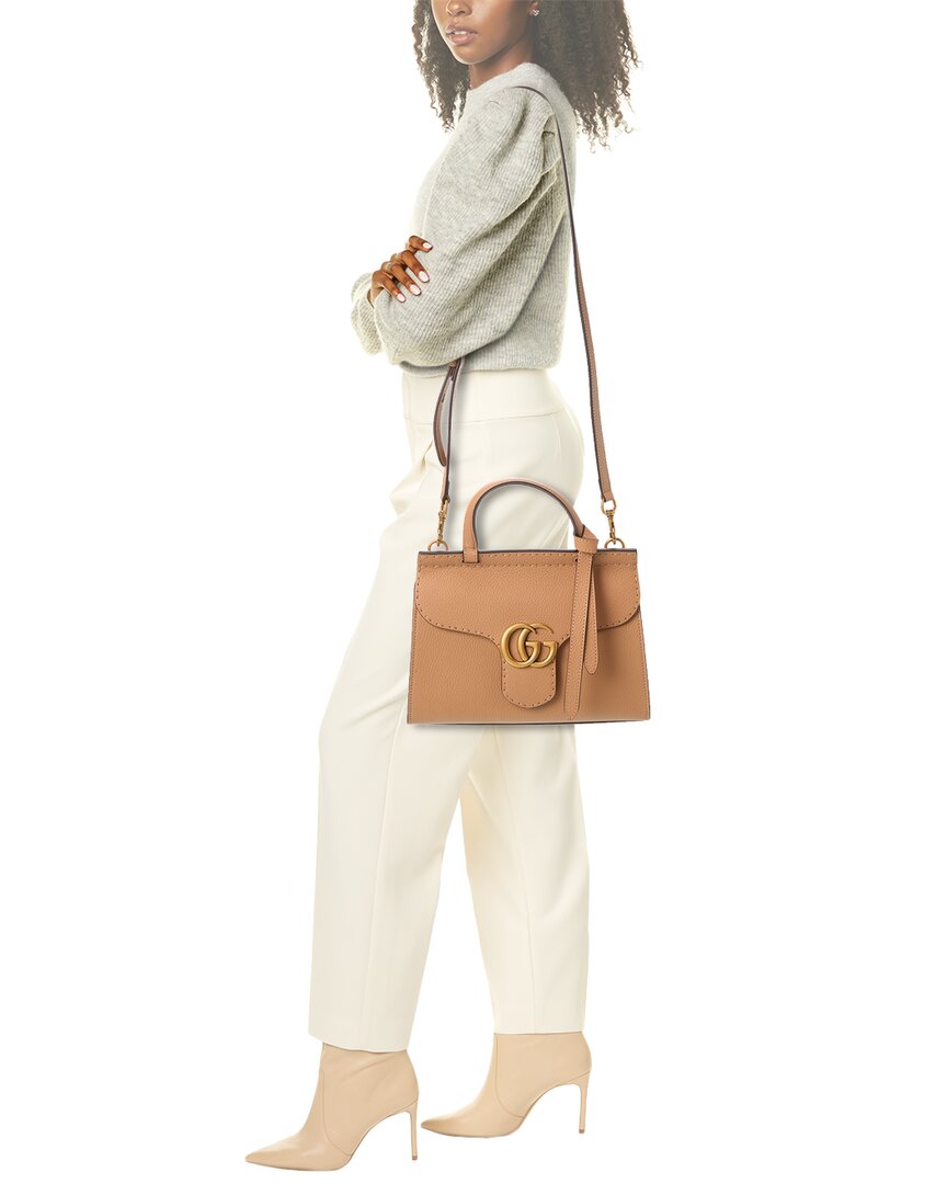 Gucci Gucci Marmont Leather Satchel