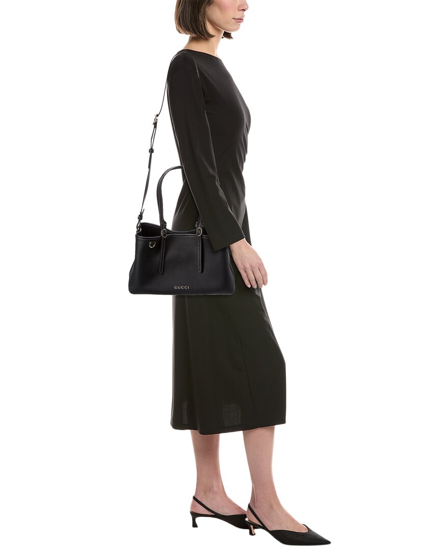Gucci Gucci Emblem Small Leather Tote