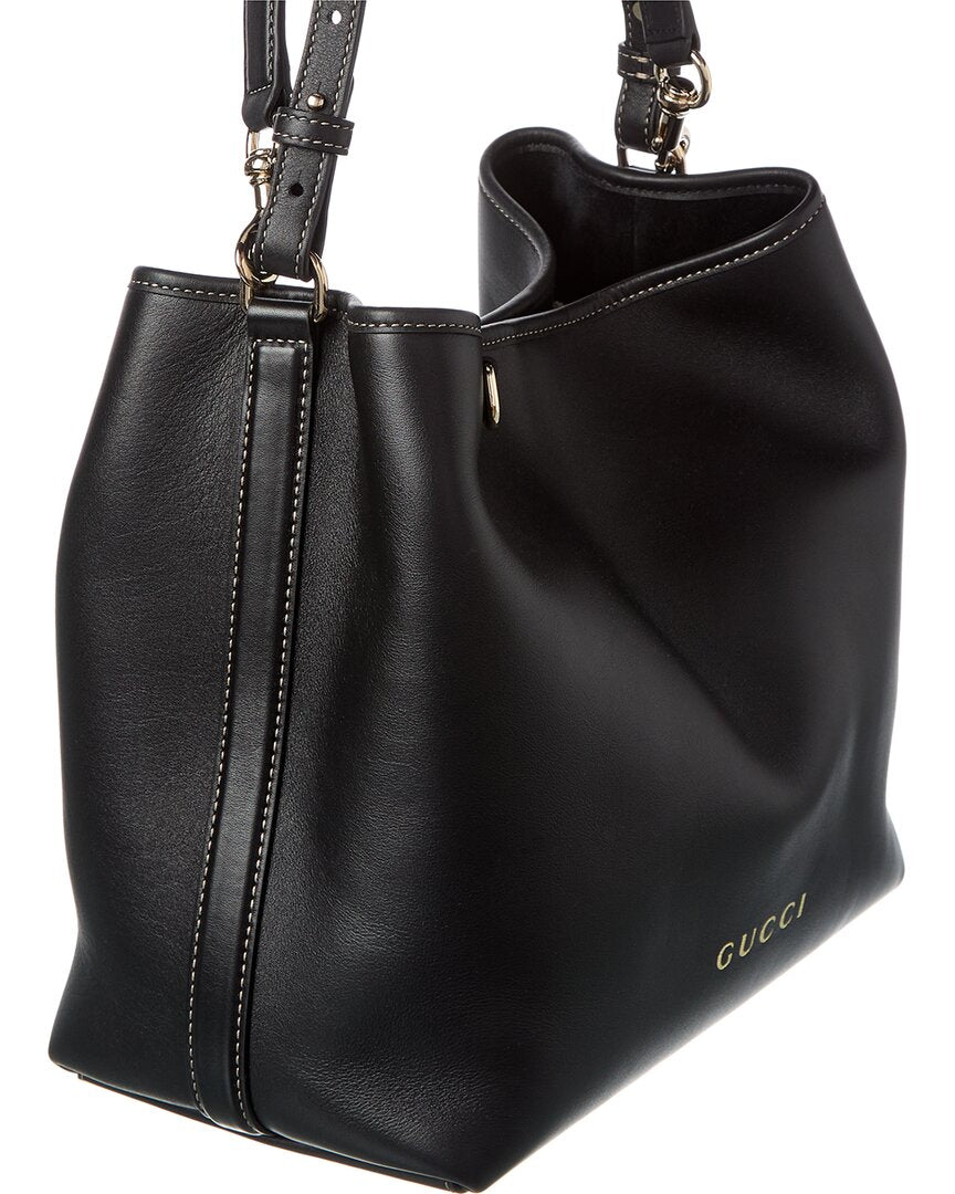 Gucci Gucci Emblem Small Leather Tote