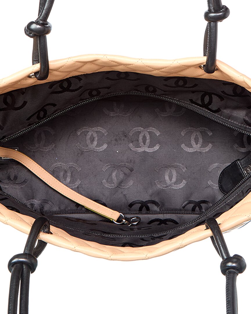 Chanel Black Quilted  Leather Large Cambon Tote ( 1"1 Rep)
